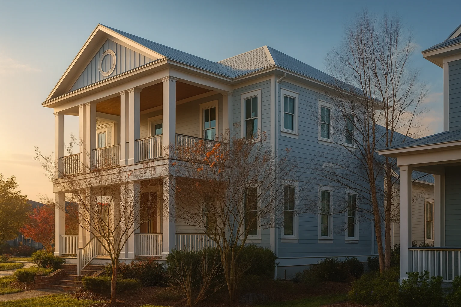 17-1006 HOUSE PLAN - Elegant House Plan with 2 Story Floors, CAD Designs & Blueprints 2 3,206 sq. ft. Southern-style house plan with 3 bedrooms, 3.5 baths