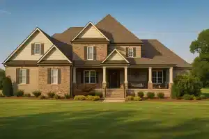 4,073 sq. ft. modern house floor plan featuring 2 stories, 4 bedrooms