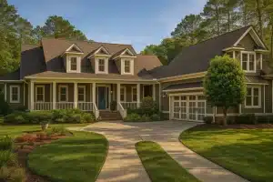 2-story house plan featuring 3 bedrooms, 4.5 baths
