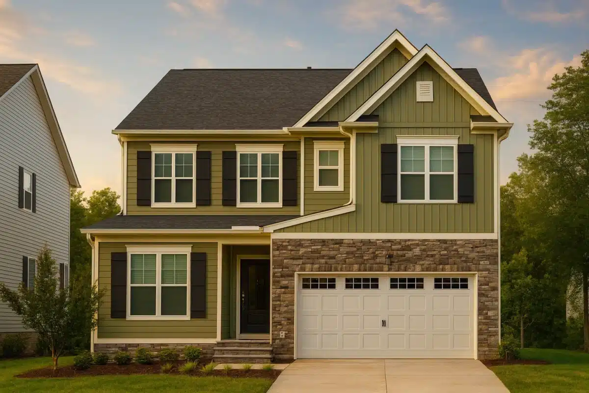 3,932 sq. ft. modern suburban house plan with 5 bedrooms