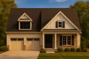 2.5-Story Craftsman House Plan with 4 Bedrooms & Open Layout