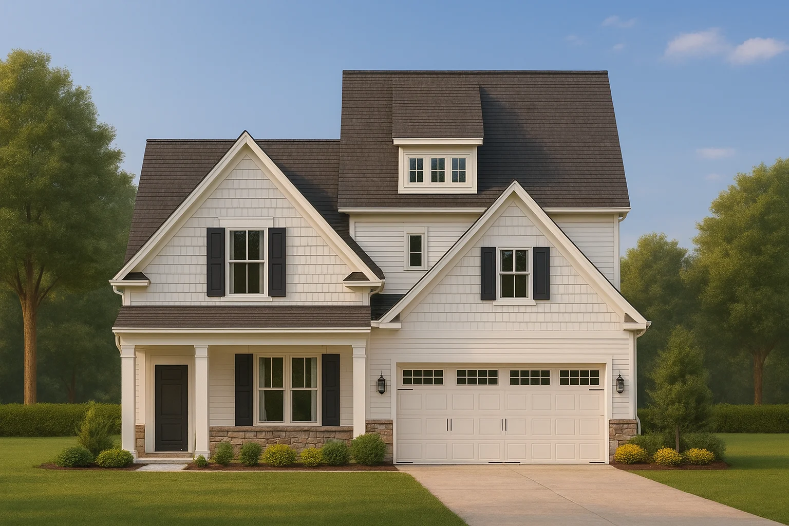 Beautiful 4-Bedroom House Plan with Craftsman Style & CAD Blueprints