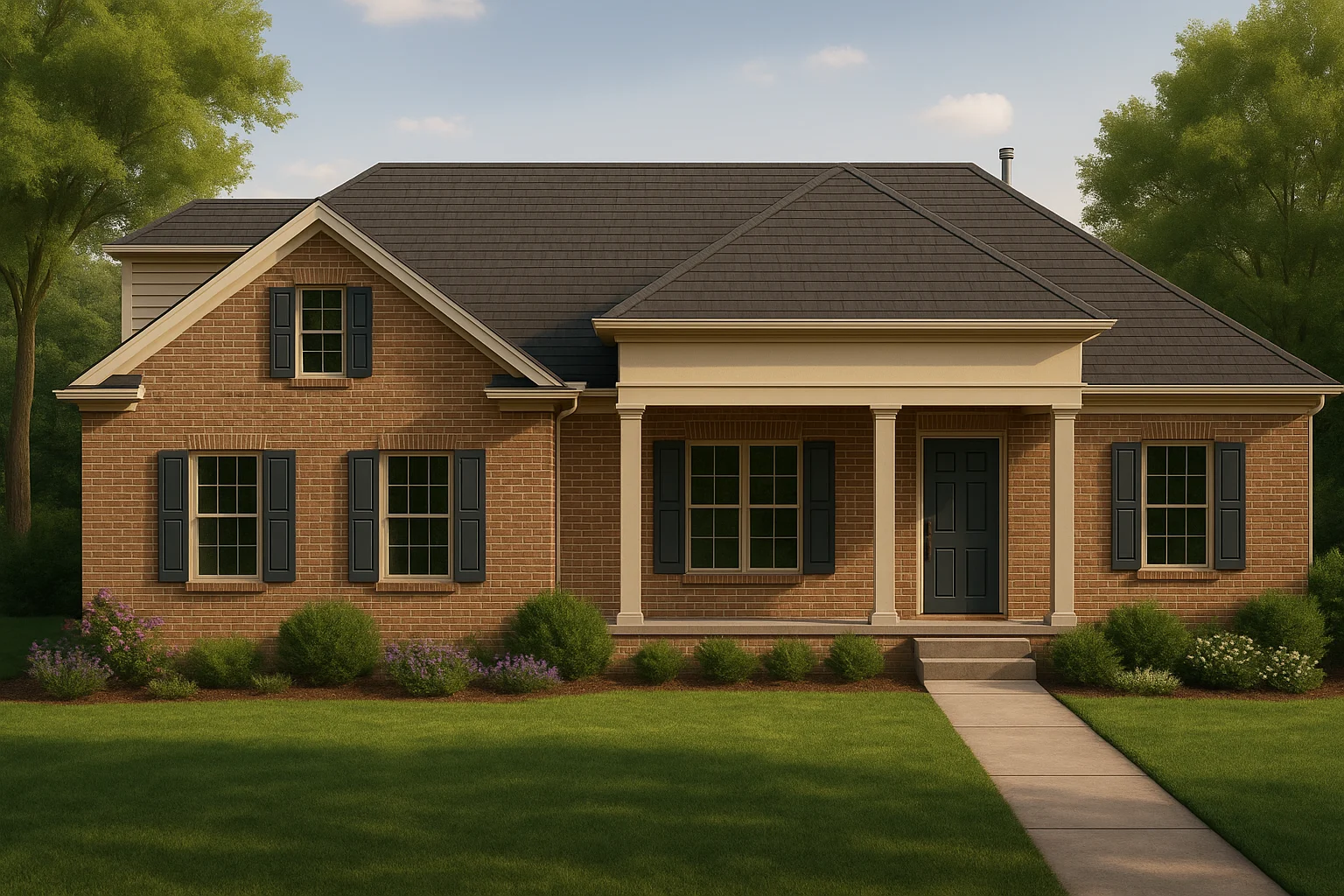 IMPORTANT Make the house as realistic as possible, landscape orientation, and display entire house. Do not cut off right or left side of house!