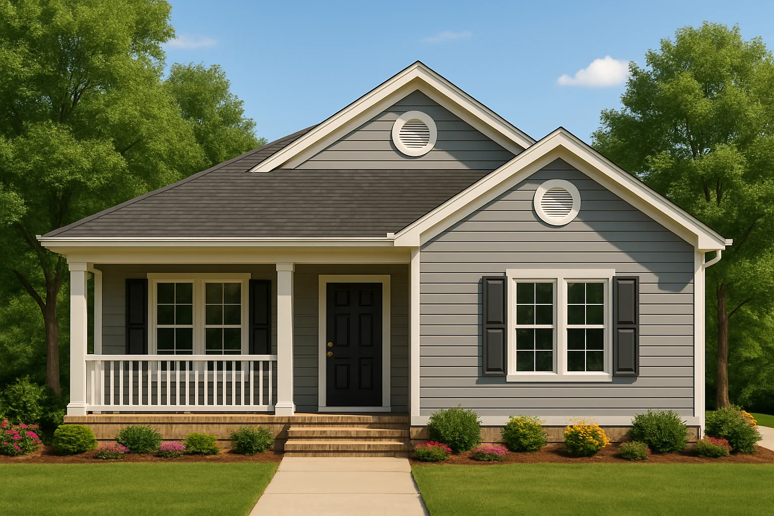 Compact Single-Family House Plan with CAD Blueprints & Timeless Ranch Style