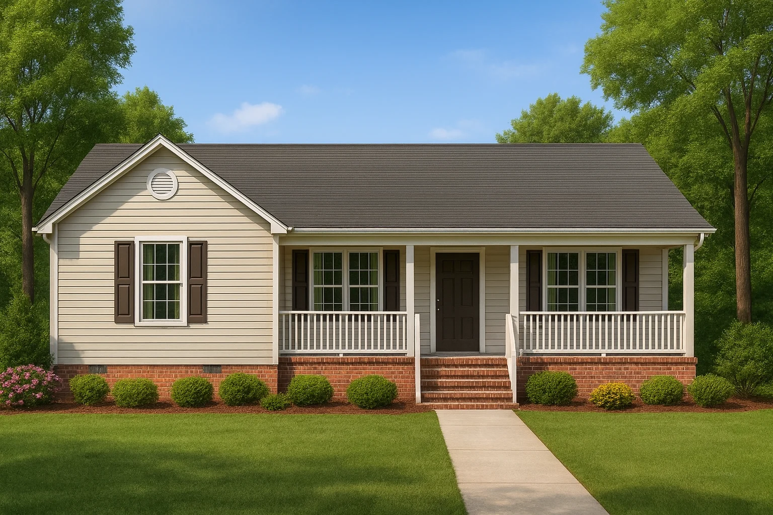 Charming 1-Story Cottage House Plan with Cozy Layout & CAD Designs
