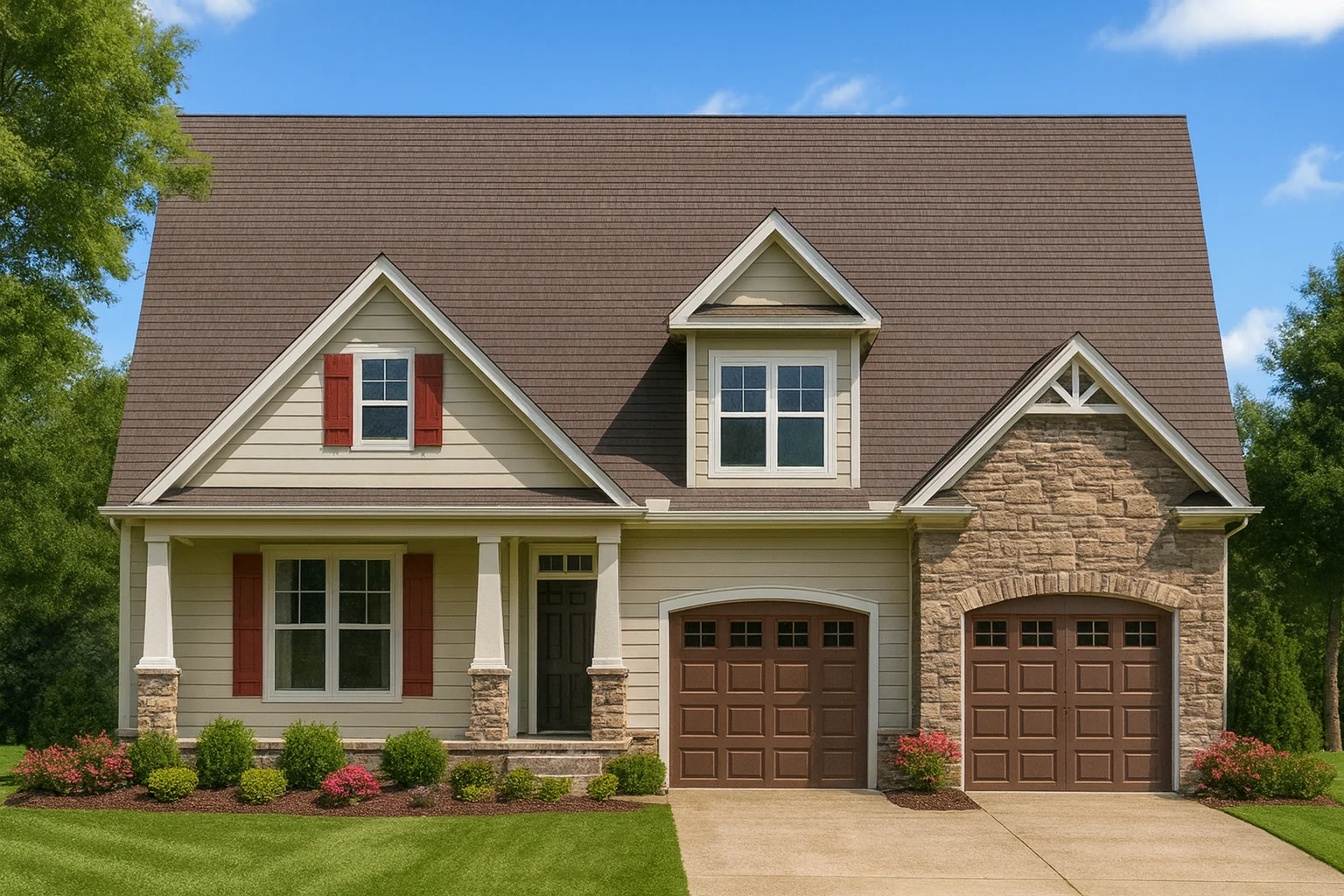 Modern Craftsman House Plan with 2,400 Sq. Ft. & Detailed CAD Blueprints