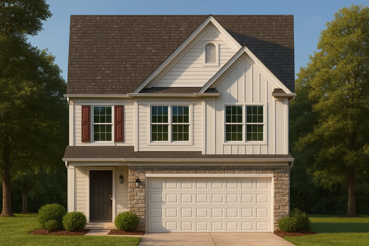 Modern 2-Story House Plan with Open Layout and CAD Blueprints