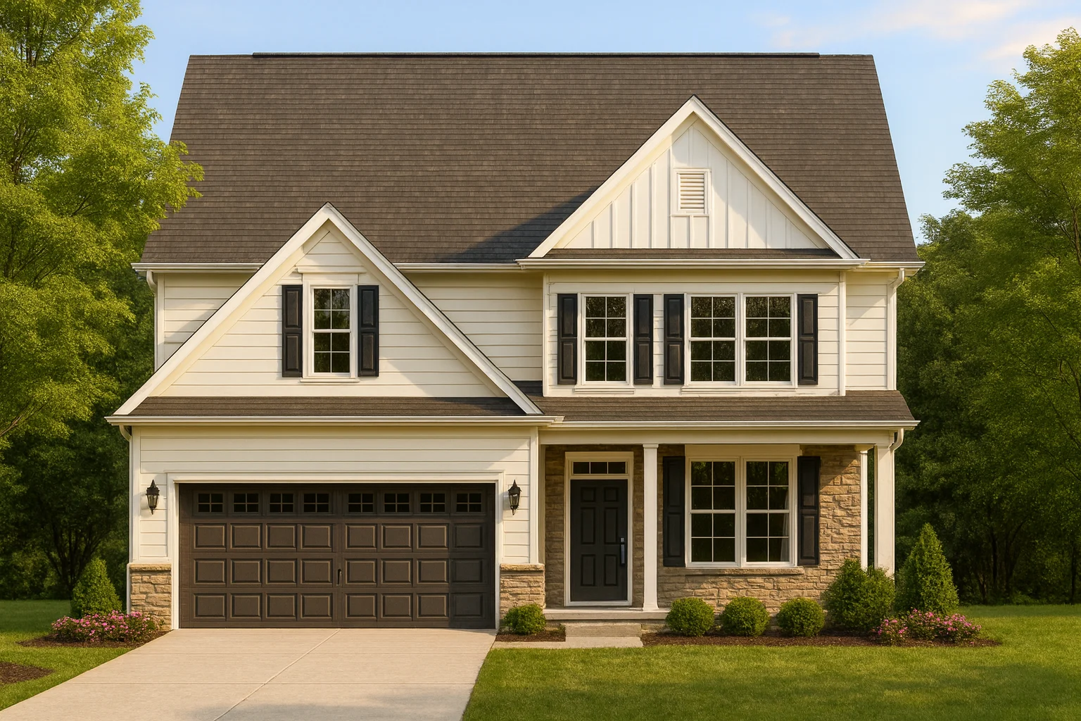 Modern Craftsman Home Plan with Spacious Floor Layout and CAD Designs