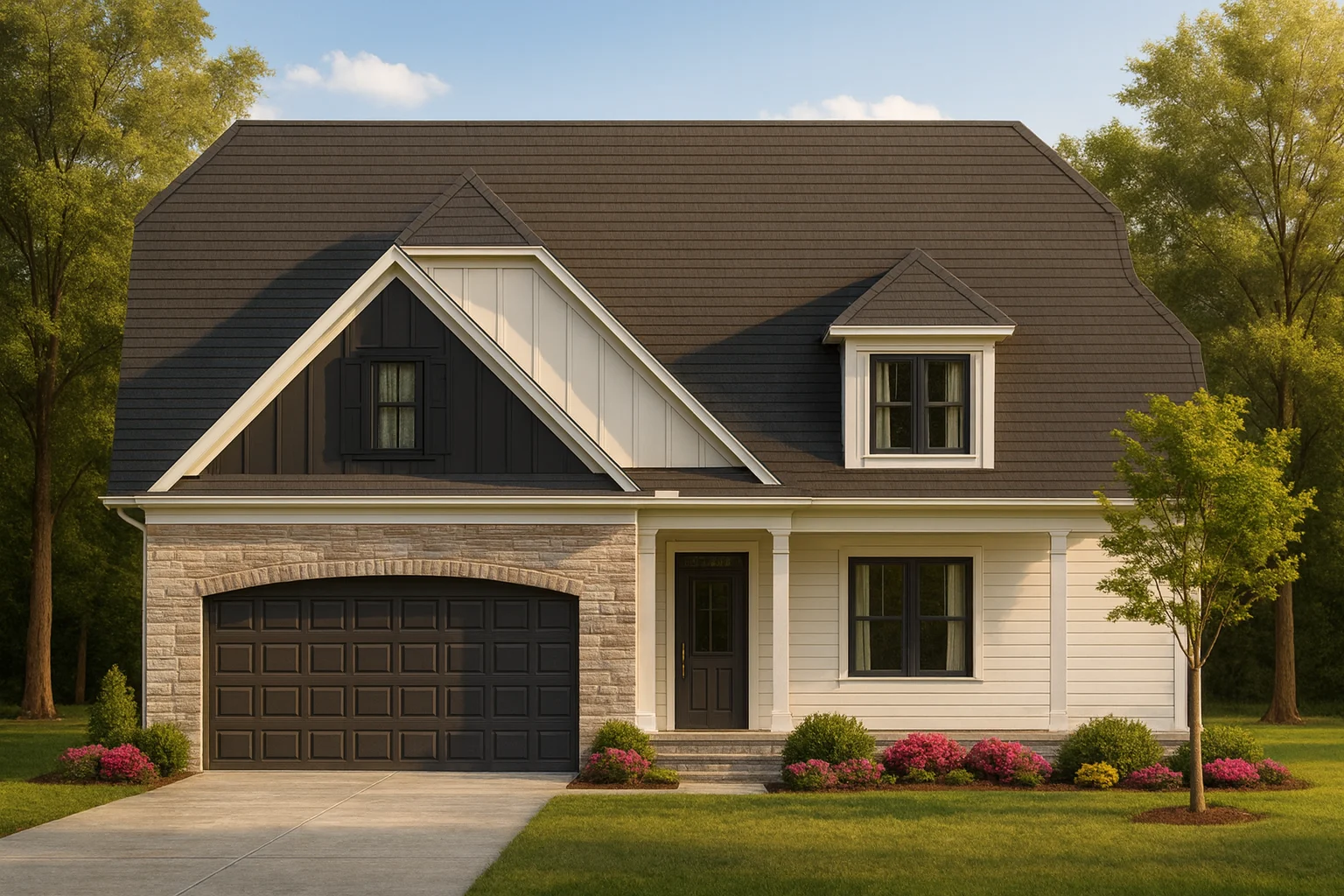 Custom Craftsman Home Floor Plan Blueprint with CAD Designs