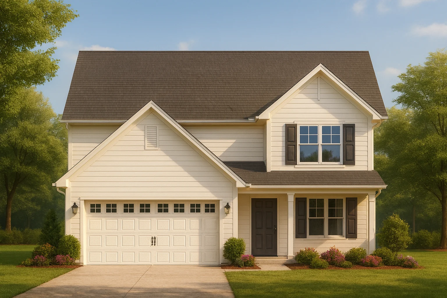 Stylish 3-Bedroom House Plan with Narrow Lot Design & CAD Blueprint