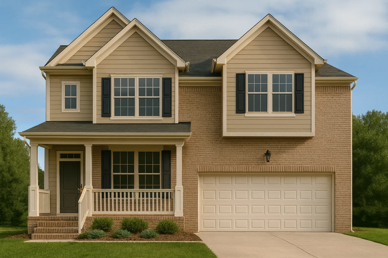 Modern Suburban house Plan