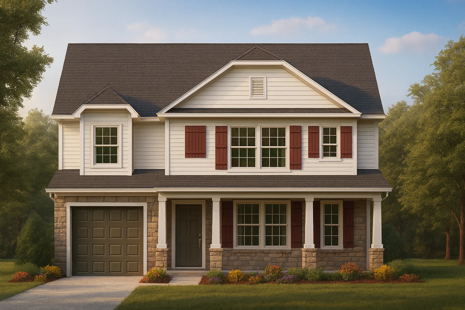 Charming 1-Story Cottage House Plan with Cozy Layout & CAD Designs