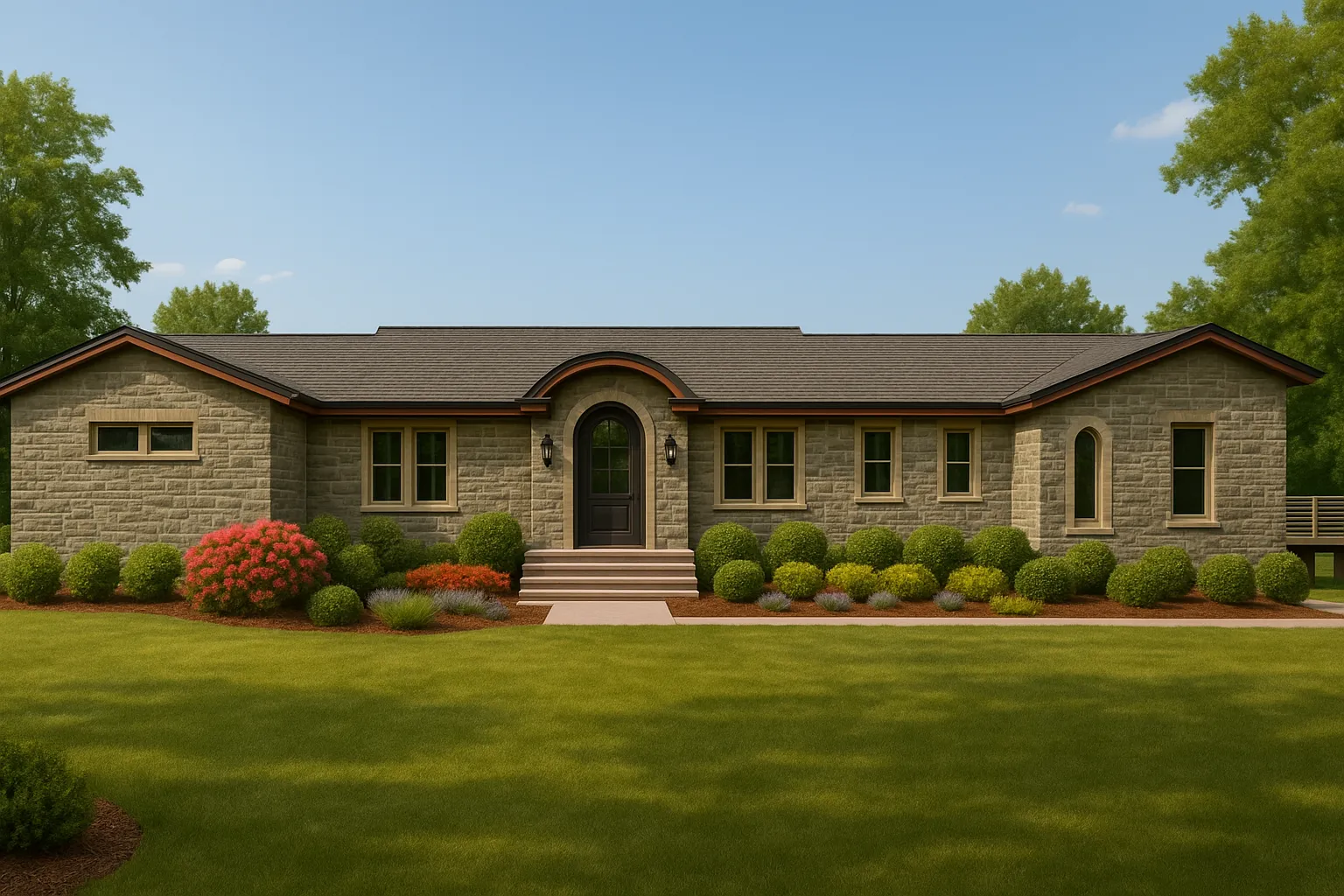 Elegant Craftsman Home Plan with Vaulted Ceilings and Open Floor Design