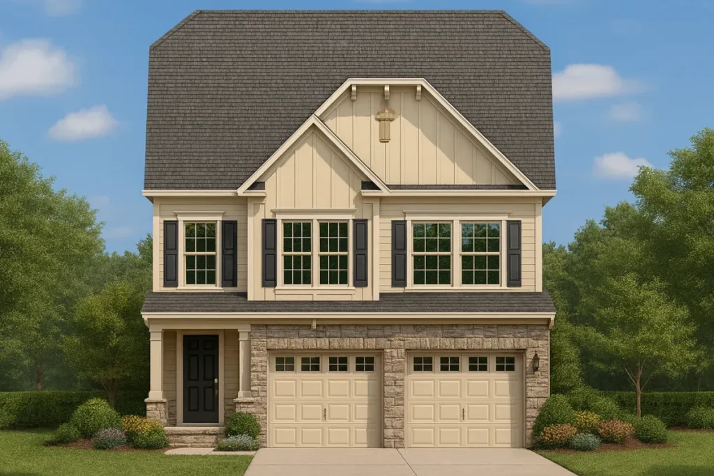 Traditional Craftsman Home Floor Plan with Smart Layout and CAD Designs