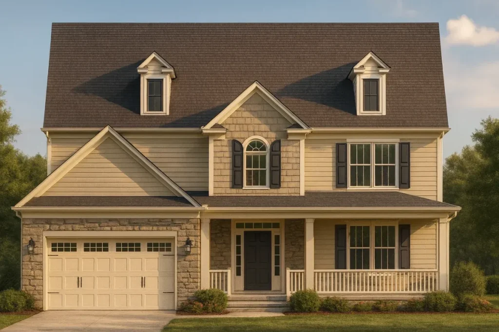 Traditional Craftsman Home Plan with Spacious Floor Layout