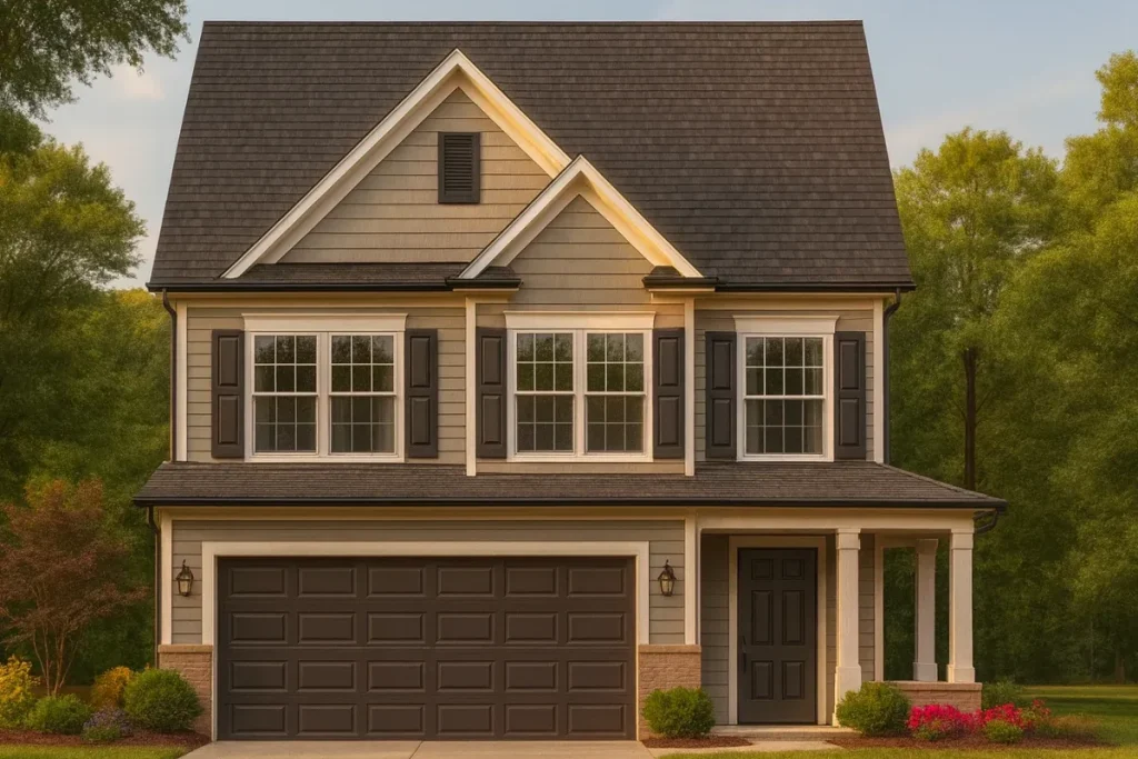 Traditional 2-Story House Plan with Open Layout and CAD Blueprints