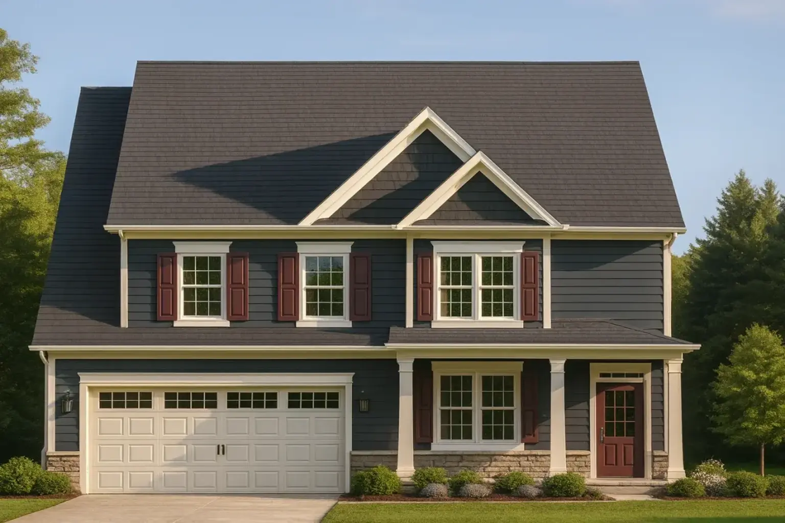 2 stories, 4 bedrooms, 3 baths