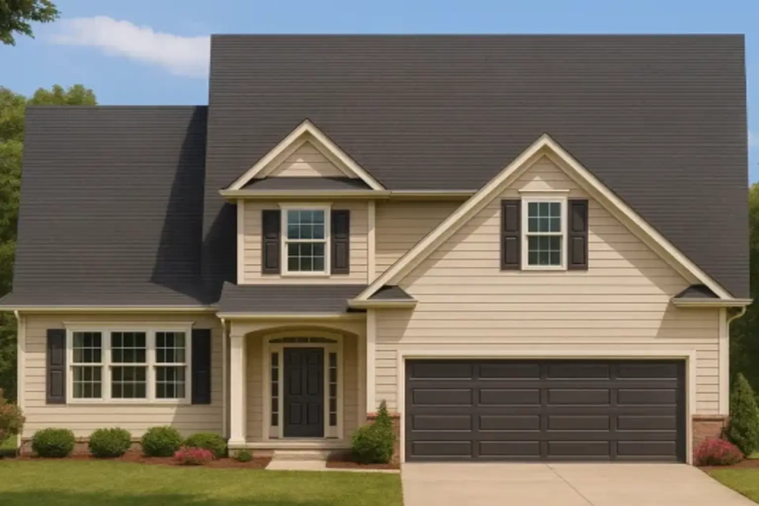 Charming 2-Story Home Plan with 3 Bedrooms and Craftsman Blueprint