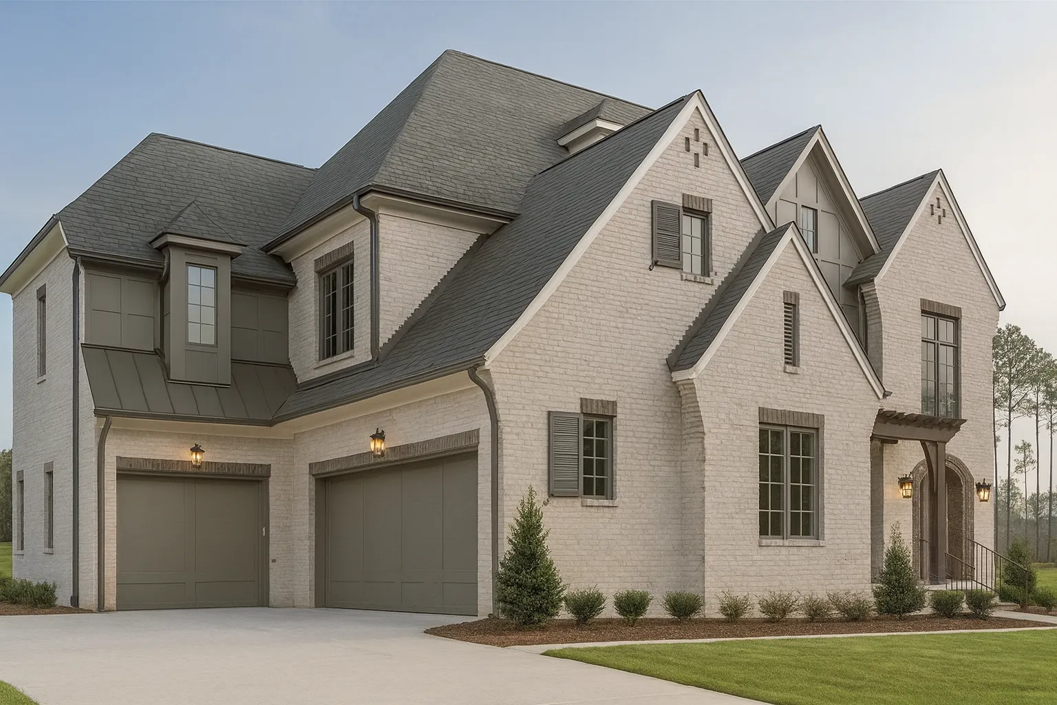 Elegant Tudor-Style House Plan