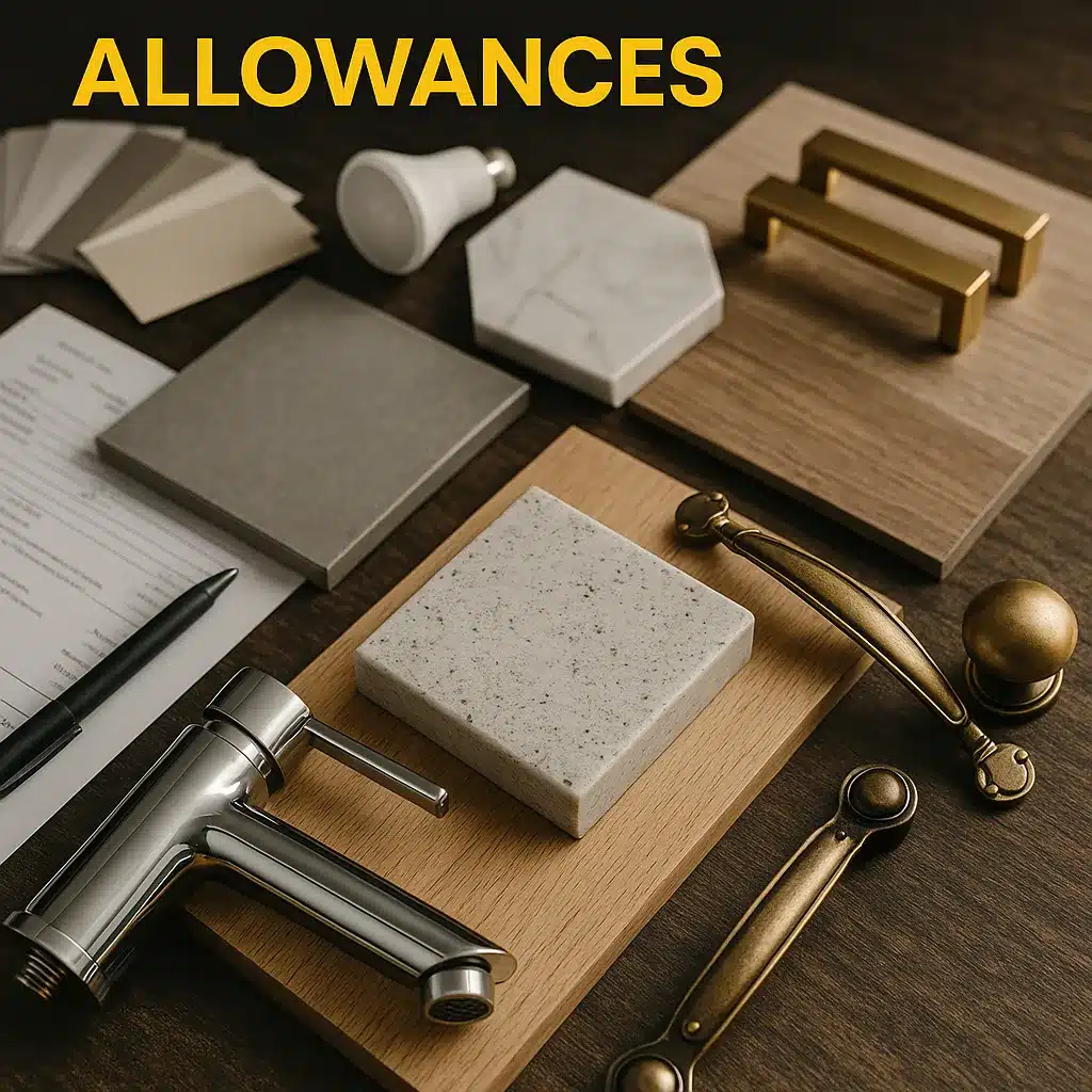 Finishes Fixtures Allowances